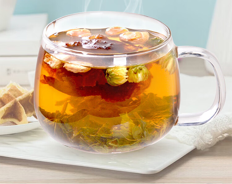 茶人岭胖大海菊花茶罗汉果蒲公英根薄荷组合花草养生茶126g