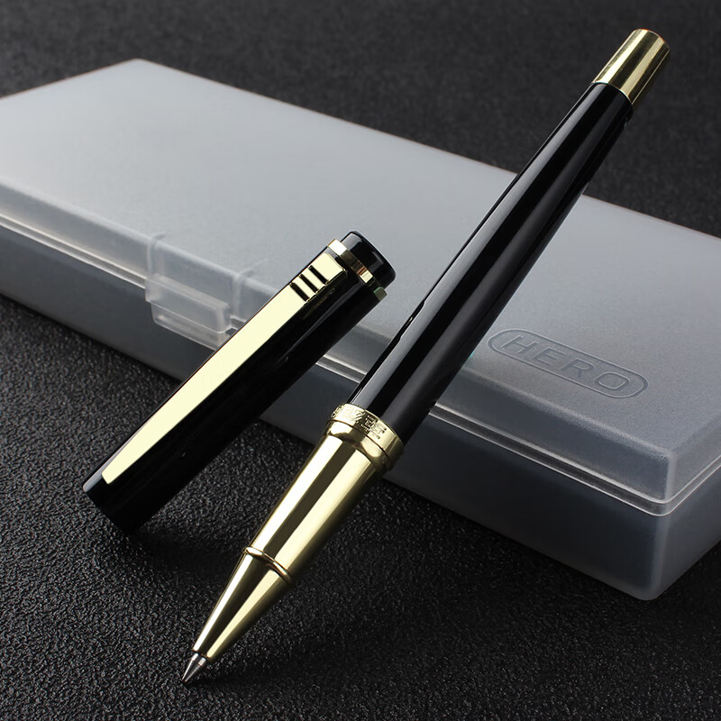 HERO Ballpoint Pen P103, Black, Daily Use, Business Office, Signature Pen, 0.5mm