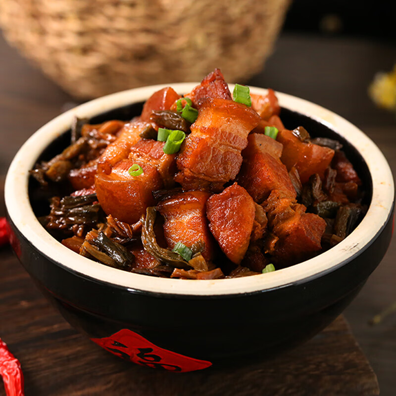 聪厨红烧肉170g香辣味1盒猪肉干豆角冷冻 加热即食