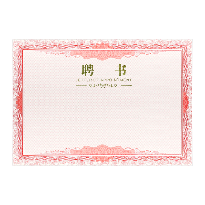 Befon 8k Appointment Letter Inner Pages, Appointment Certificate Award Certificate Inner Pages, Company Enterprise Appointment Certificate, Includes Printable Inner Pages, Stationery, 12 Sheets 6495