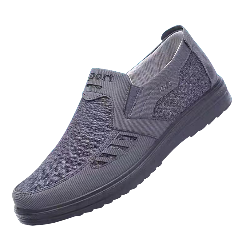 YUZHAOLIN Casual Shoes, Traditional Beijing Cloth Shoes, Slip-On for Middle-Aged And Elderly Men, Work Shoes, Men's Flats, Y1S-1007, Size 40