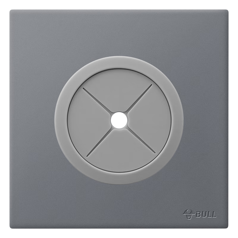 BULL G60 Series Blank Panel with Cable Outlet Hole Ultra-thin Wall Cover Plate G60B104 Phantom Gray