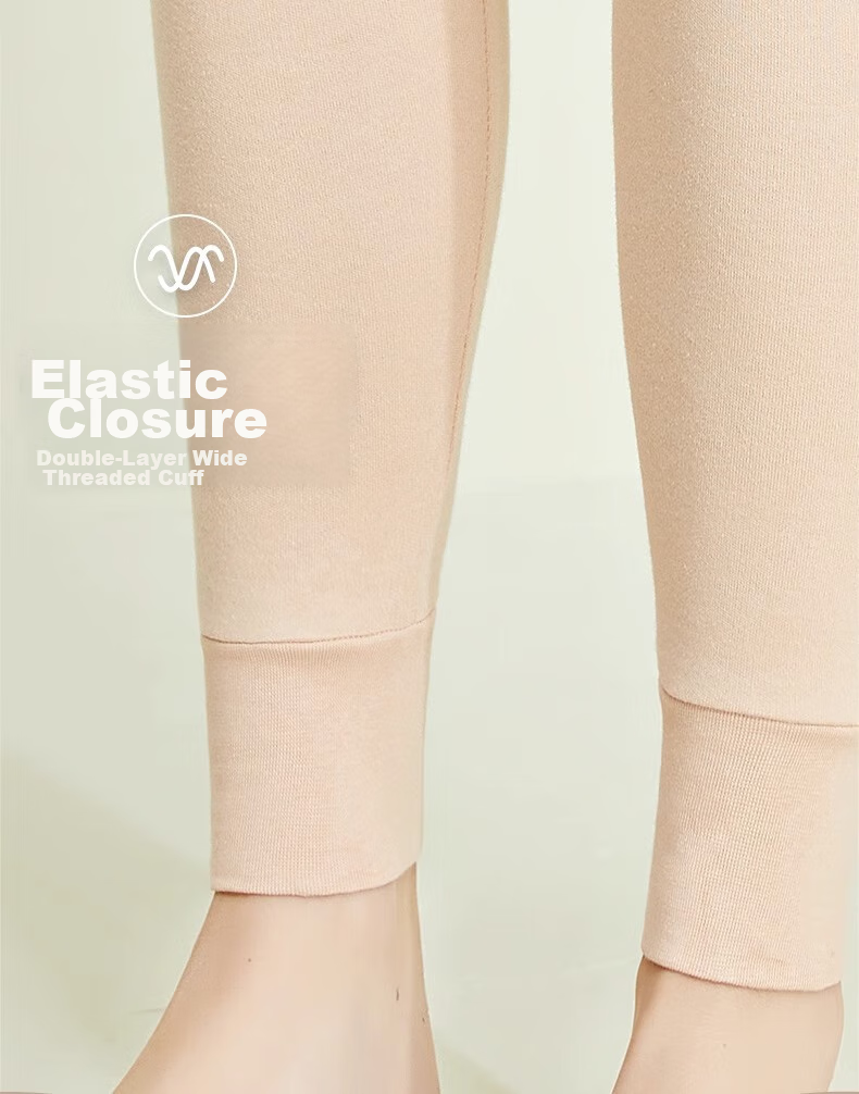 LangSha Women's Thermal Underwear, Pure Cotton, Antibacterial, Anti-Mite, Thin, Long Johns, Warm Autumn And Winter Cotton Pants, Base Layer, Women's Autumn Top And Bottom 13