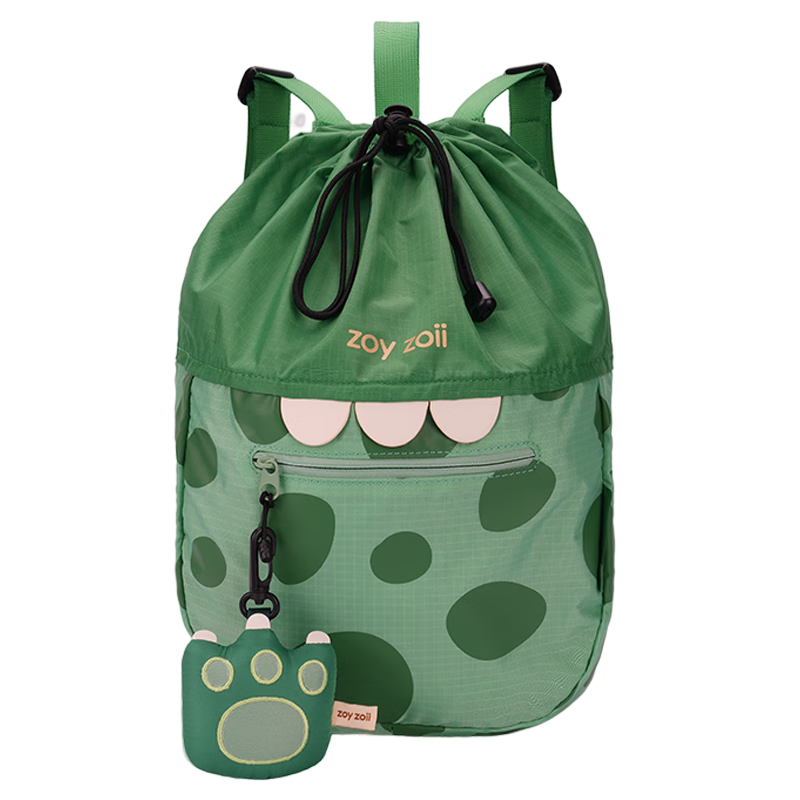 Zoy Zoii Children's Drawstring Bag for Ages 3-6, Outdoor Travel Drawstring Backpack, Water-Resistant Lightweight Daypack