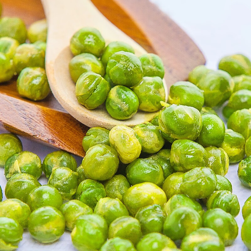 甘源芥末味青豌豆青豆豌豆粒休闲办公室零食坚果炒货特产下酒食品258g