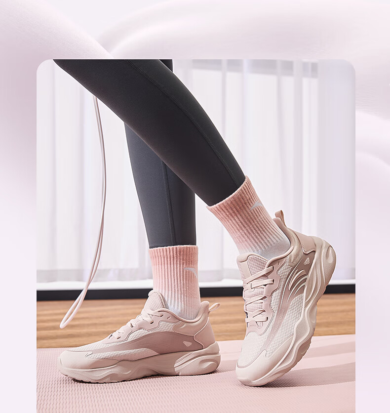 ANTA Milk Candy Jump Rope Shoes | Zhang Yufei's Training Shoes for Women, Soft Sole, Breathable, Lightweight, Shock-Absorbing, Training Shoes, Sneakers 17