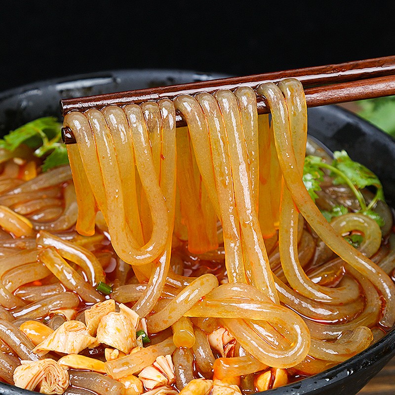 蜀姑娘手工酸辣粉260g*2袋 非油炸红薯鲜粉粗粉 方便速食粉丝粉条