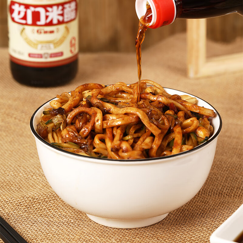 龙门米醋6度 480ml 零添加防腐剂 纯粮酿造 凉拌炒菜点蘸