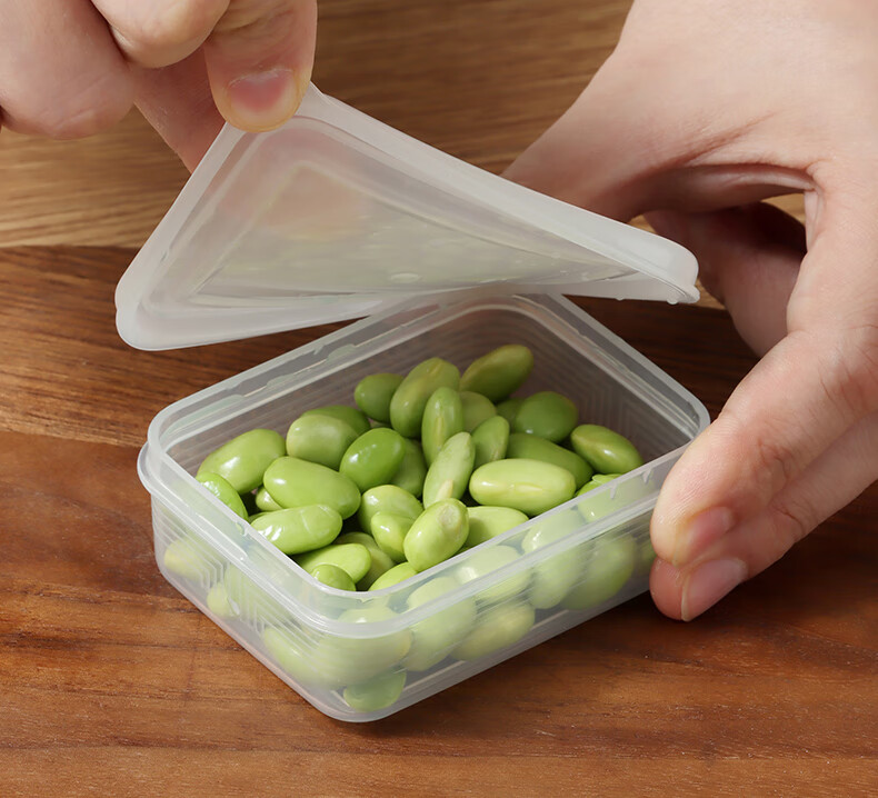 BJ Rice Storage Containers, Refrigerator Food Keepers, Pickled Vegetable And Salted Vegetable Storage Boxes, Fruit Bento Boxes, Microwave Safe, Set of 3 2
