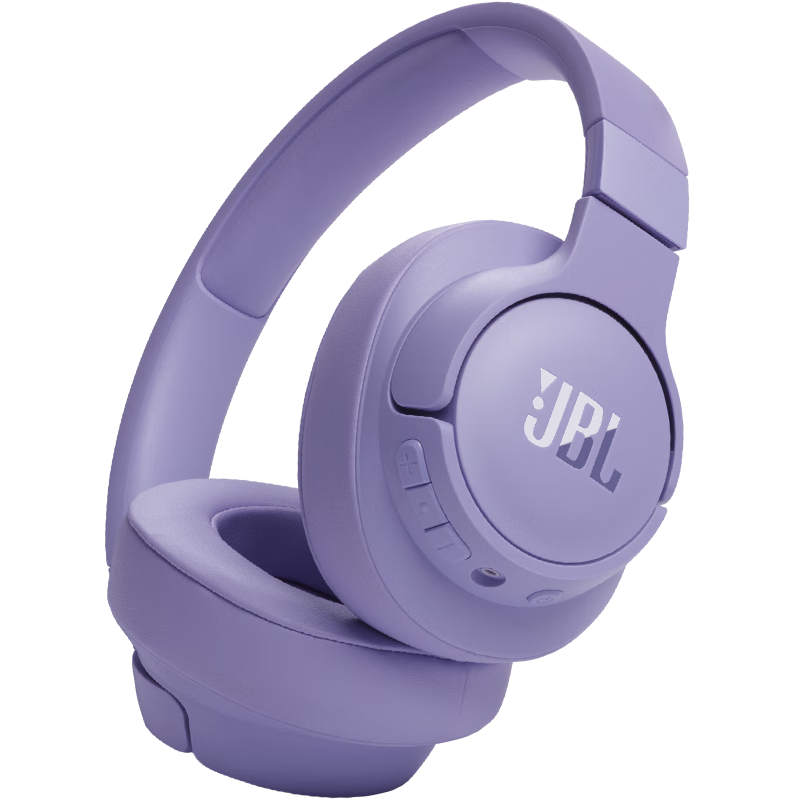 JBL TUNE 720BT Over-Ear Wireless Bluetooth Headphones Wired Computer Laptop Gaming Office Girls Birthday Gift Indigo Purple