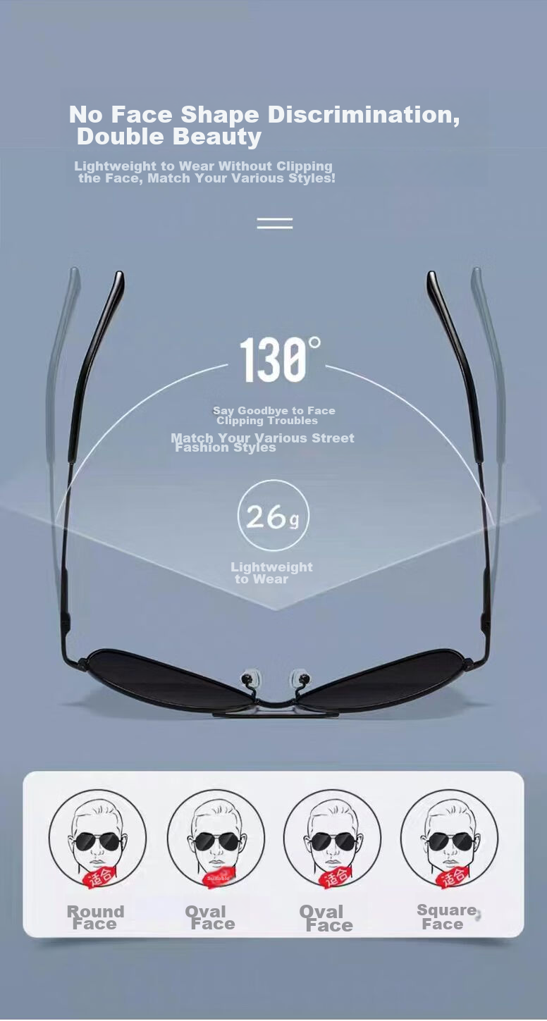 LESCA LUNETIER Day And Night Smart Polarized Sunglasses for Men with UV Protection And High Definition Lenses for Fishing, Driving, And General Use 10