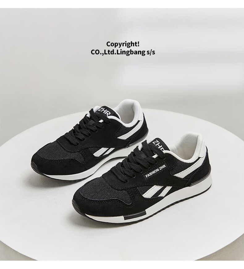 ZHR Women's Casual Shoes, Selected Cowhide Comfortable Versatile Women's Shoes, Classic INS Trendy Color-Block Sneakers for Women, Korean-Style Fashionable Lightweight Breathable Shoes for Women, AK60, Beige-Gray, Size 35 24