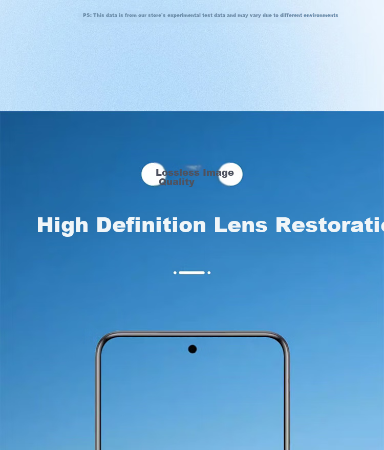 ESCASE [Two-Pack] Camera Lens Protector Tempered Glass Film Full Coverage for Honor Magicv3, Anti-Drop Anti-Fingerprint Glass Protective Film for Rear Camera 7