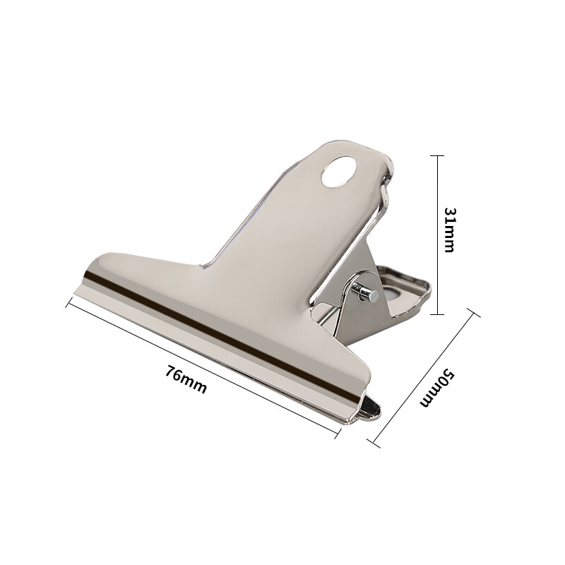 SIMAA, 3-Pack, 76mm Mountain-Shaped Bill Clip, Board Clip, Drawing Clip, Financial Document Clip, 19919