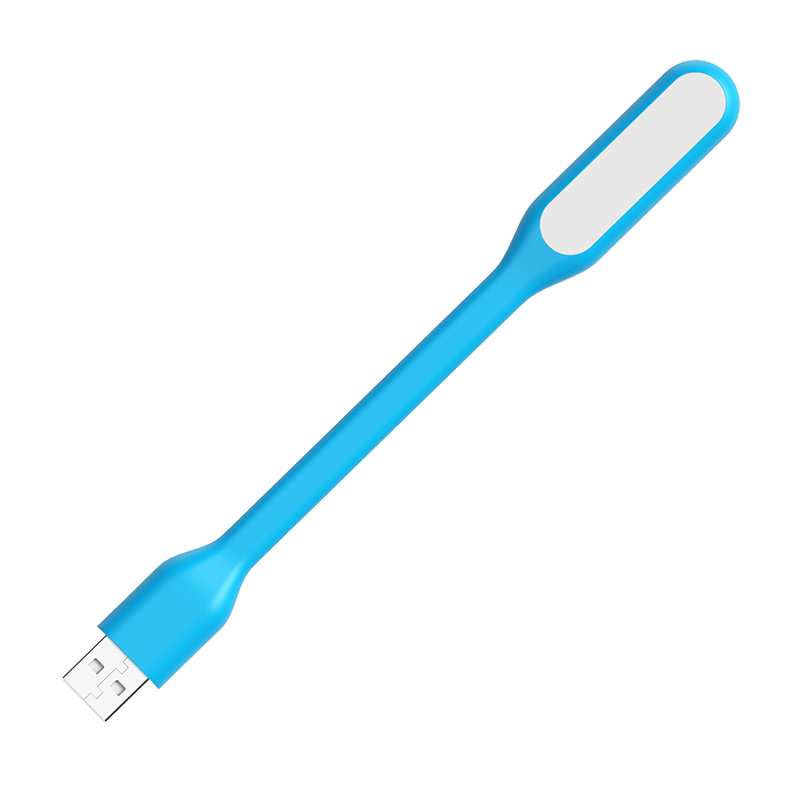 ESCASE [1 Pack] LED Portable Light, USB Flashlight, Laptop Light, Keyboard Light, Mini Portable Night Light, Power Bank for Student Dormitory, Outdoor Mobile Energy-Saving Blue Light