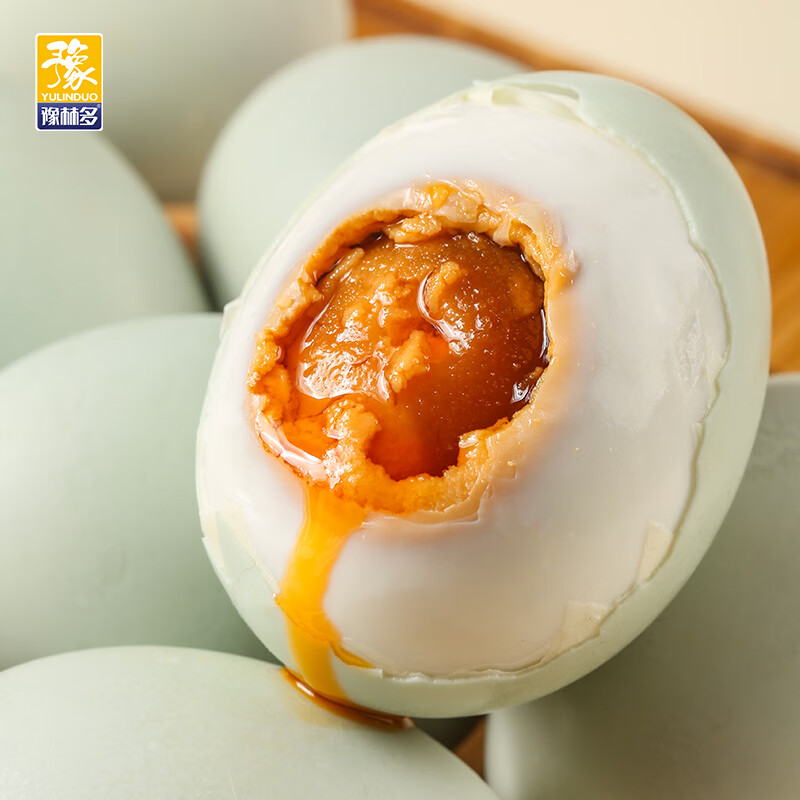 豫林多咸鸭蛋 60g*20枚家庭装 红泥腌制送货团购鸭蛋不咸