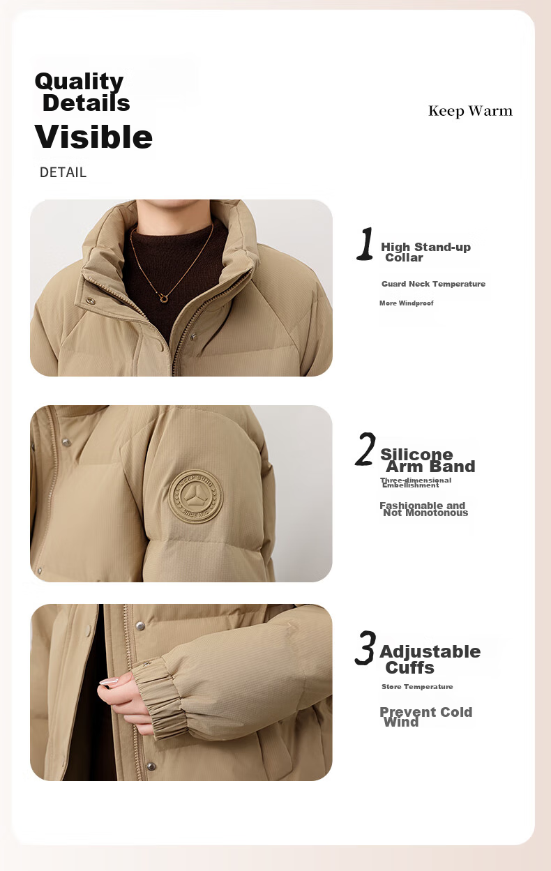 Yalu Short down Jacket for Women, 2026 New Fashion Stand Collar Petite Thick Warm Puffer Coat Autumn Winter Outerwear 10