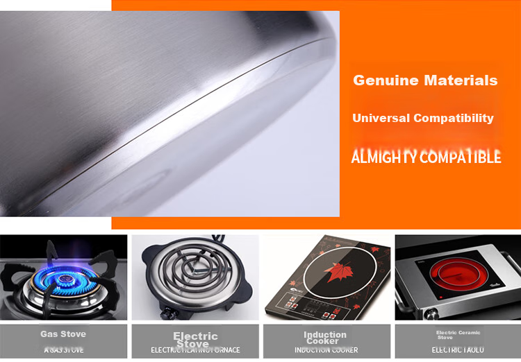 Debo Tang Steamer Pot, 304 Stainless Steel, Two-Layer Steamer Pot, Compatible with Induction Cookers, Wokeli 30cm 12