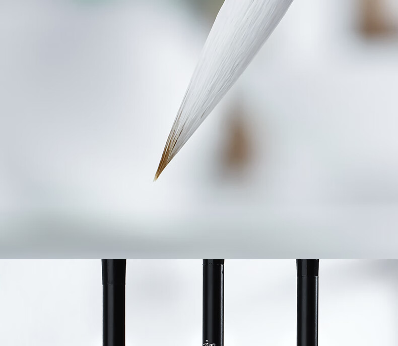 Rongbaozhai Calligraphy Brush, Mixed Hair Soft Brush for Calligraphy Practice in Large, Medium And Small Regular Script, Four Treasures of The Study, Chinese Painting Copybook, for Adult Beginners And Students, Beginner Mixed Hair - Small 13