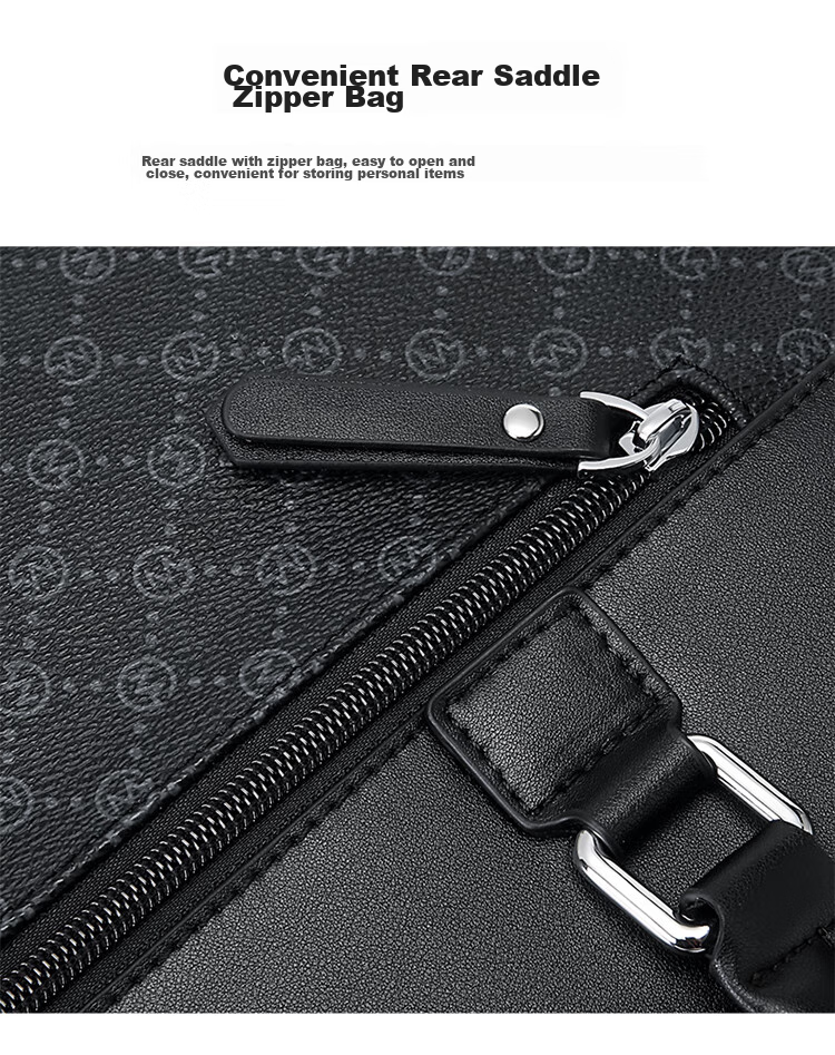 GOLF Briefcase, Men's Handbag, 14-Inch Laptop Bag, Business Office Travel Shoulder Crossbody Bag 6