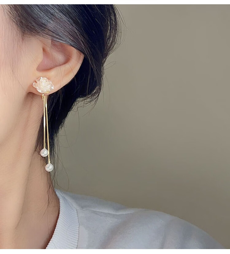 Dijing S925 Silver Full Body Earrings for Women, No Piercing Required, Practical High-End Elegant Bone Earrings Set, No Hole Ear Rings, No Need to Get Ear Piercings 4