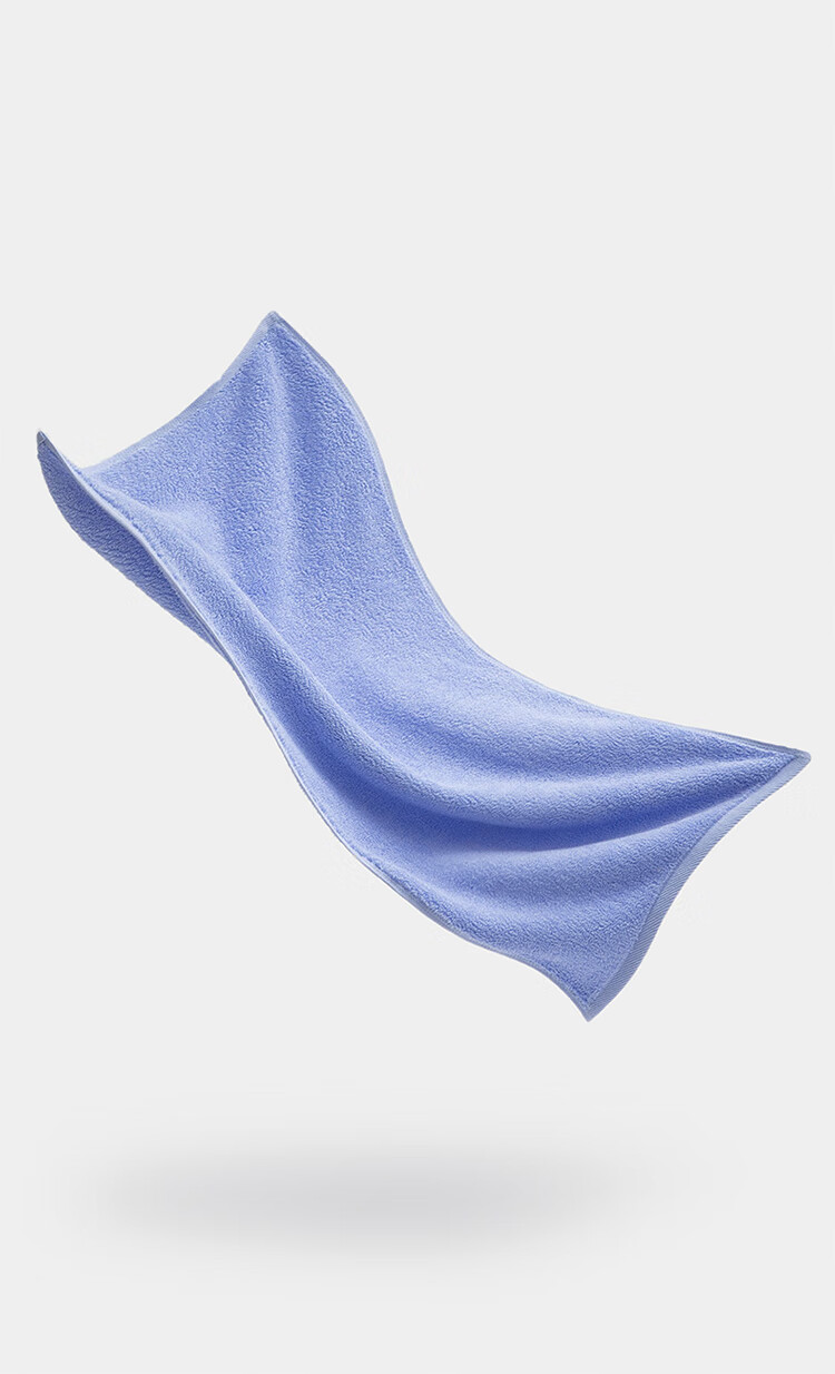 A-Life Cotton Towels, Soft And Gentle, 3-Pack, Xinjiang Long-Staple Cotton Grade A, Absorbent Face Towels for Home Use, Unisex, White/blue/orange 3