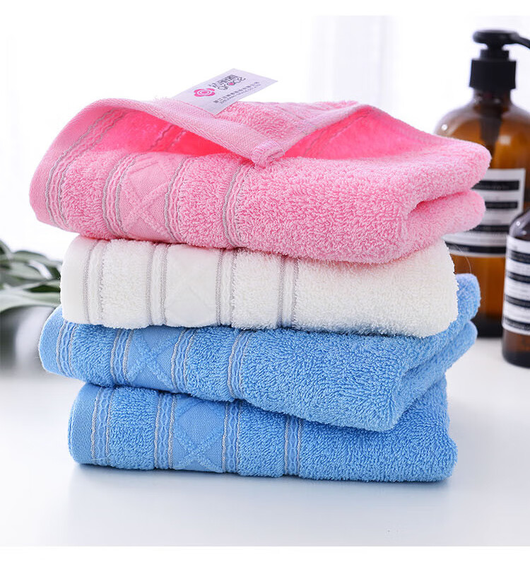 Grace Towel, Combed Cotton Towel, Single Boxed Face Towel, 34*72cm, Random Color, W0403 6