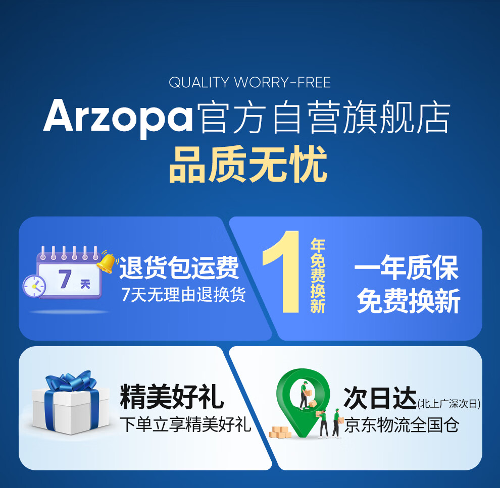 ARZOPA A Zhuopa 16.1-Inch 2.5K 180Hz High Color Gamut Portable Monitor, Laptop And Smartphone Secondary Screen, Switch PS5/4 Display Z3FC 2