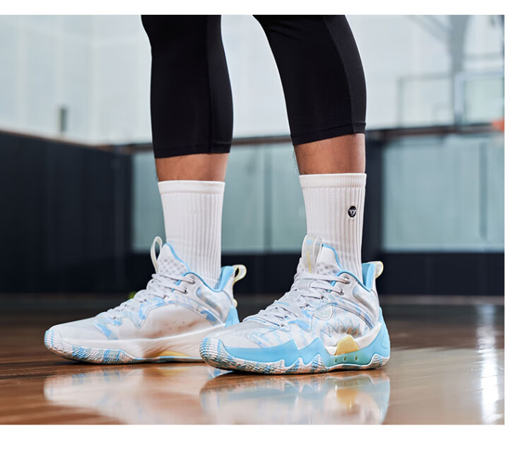 QIAODAN Basketball Shoes Venom ProSE Technology Rebound Shock Absorption Durable Professional Game Sports Shoes for Men 31