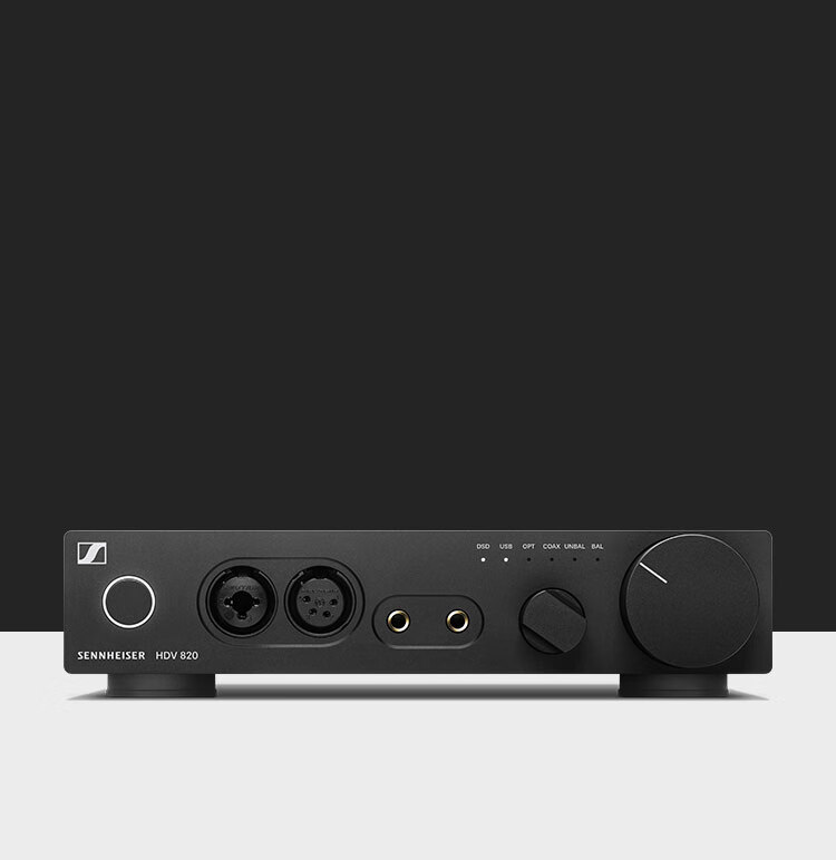 Sennheiser HDV820 Digital Headphone Amplifier, HIFI Ear Amplifier (Supports DSD256 Audio Files), Black 1