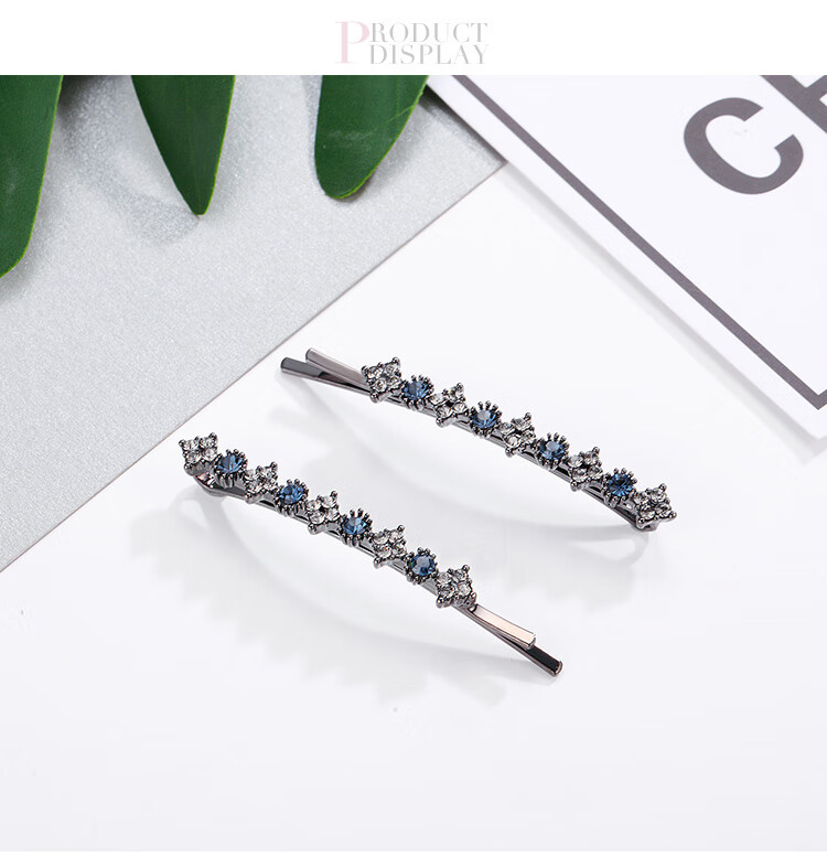 CHIMERA Korean Fashion Rhinestone Hair Clip, Simple Bangs Clip, Barrette, Top Clip, Women's Birthday Gift 4