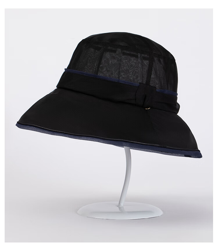 Shanghai Gushi Silk Hat for Women, Summer Mulberry Silk UV Protection Fisherman Hat, Foldable Wide Brim Sun Hat, Mother's Day Gift 11