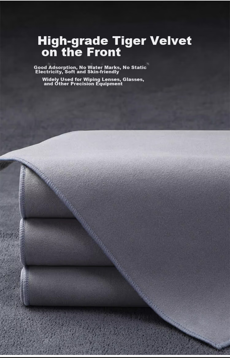 JPLAYER Car Wash Towel, Double-Sided Suede Cloth, Specialized Cleaning Cloth for Cars, Absorbent, for Cleaning Car Windows, 30*40CM, 3 Pieces 2