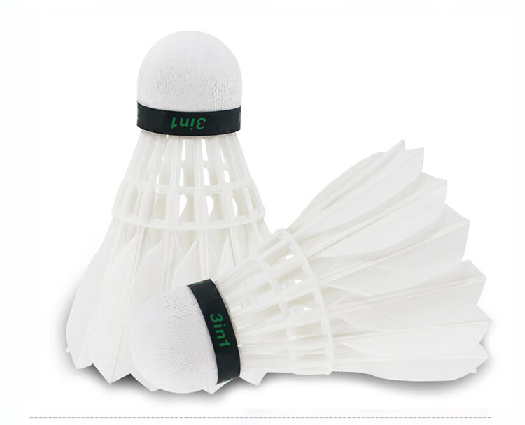 DHS Badminton Shuttlecocks, 12-Pack, Durable Competition Grade, Cork-Tipped, Stable Flight, TR410 8
