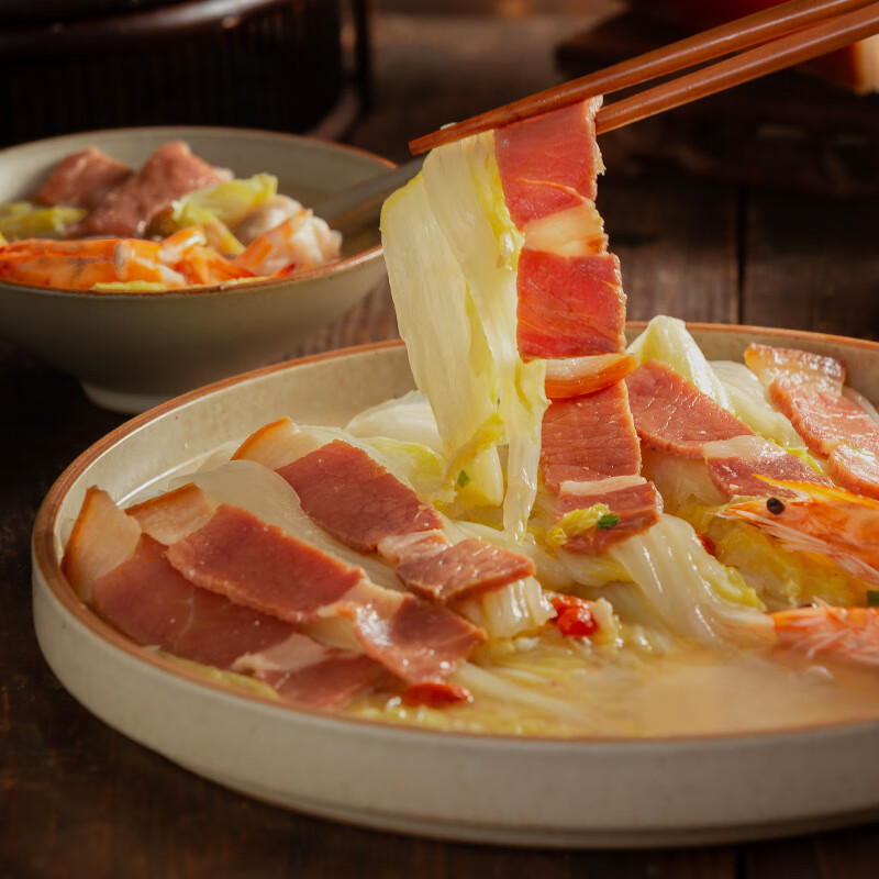 金字金华火腿切片  浙江老字号特产无骨火腿片腊肉煲汤炒菜  400g/袋