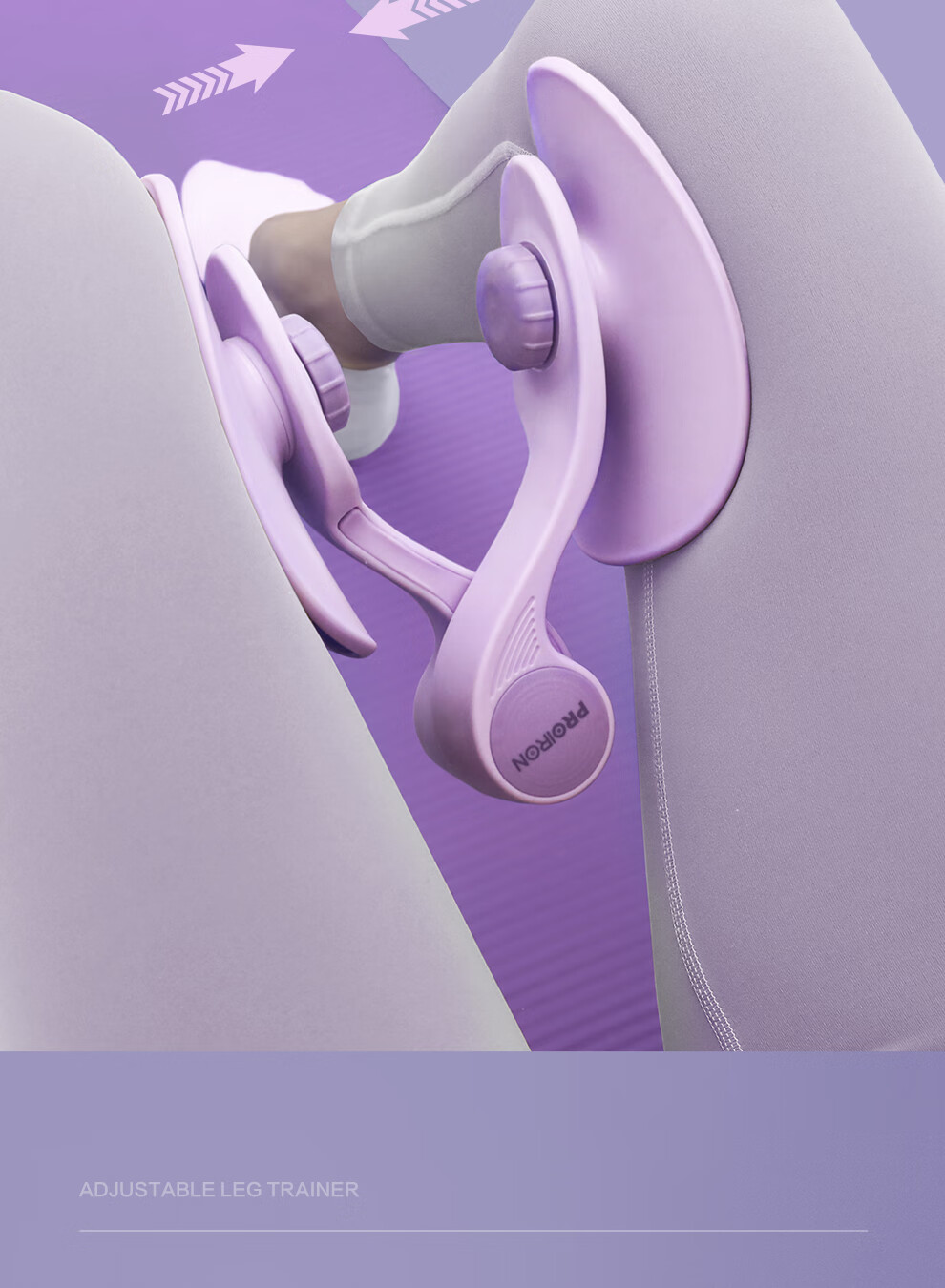 PROIRON Puli'ai Pelvic Floor Muscle Trainer Leg Exerciser with Counter Adjustable Leg Shaper Kegel Trainer Sky Blue 3