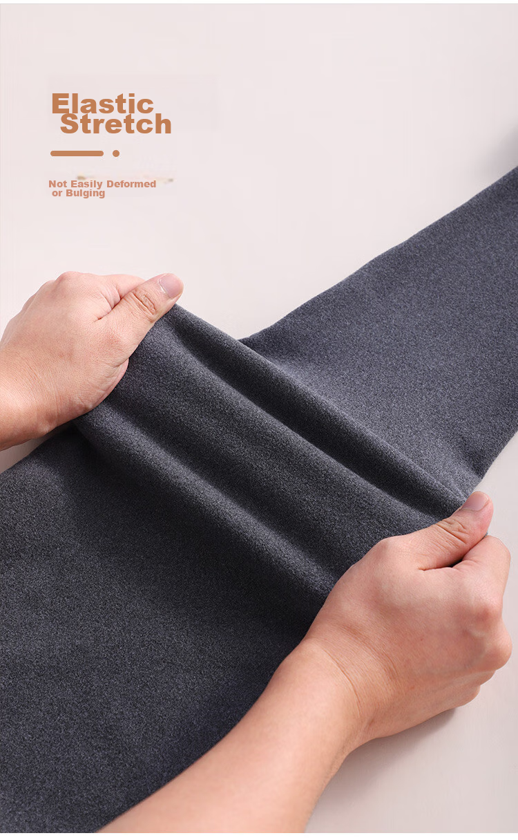 YUZHAOLIN Seamless Thermal Underwear for Men, German Velvet Men's Autumn Pants, Fleece-Lined Cotton Thermal Underwear, 7A Antibacterial And Anti-Static, 1 Pair 13