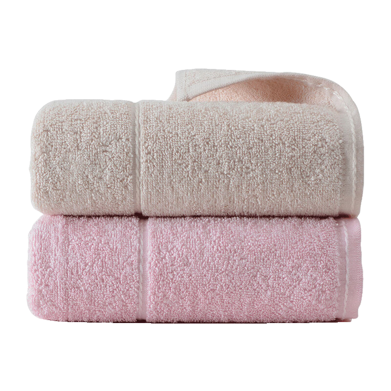 Grace Xinjiang Cotton Antibacterial Towels, Extra Large Pure Cotton Standard Adult Plain Color Good Quality Large Towels, 2-Pack for Sports