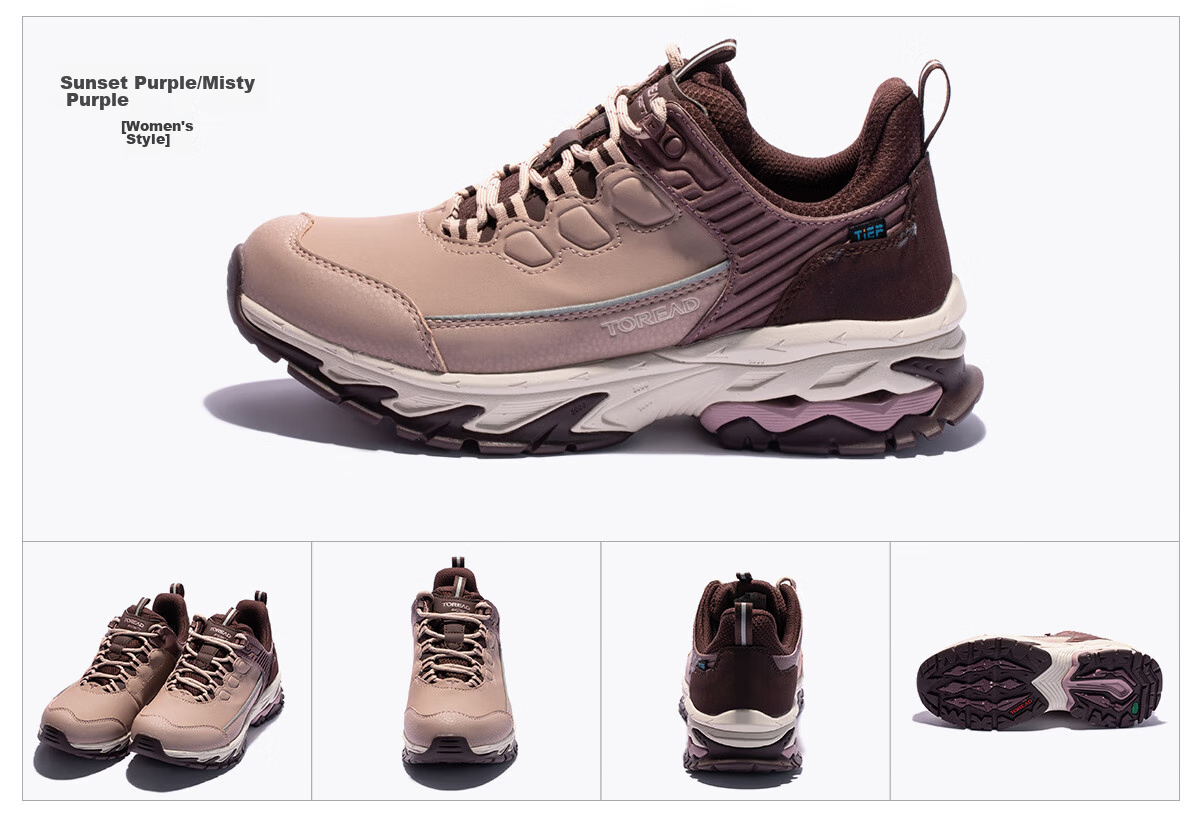 TOREAD Waterproof Hiking Shoes, Autumn/winter Couple Non-Slip Warm Mountaineering Boots, Outdoor Trail Running Shoes TFAACN91965 12