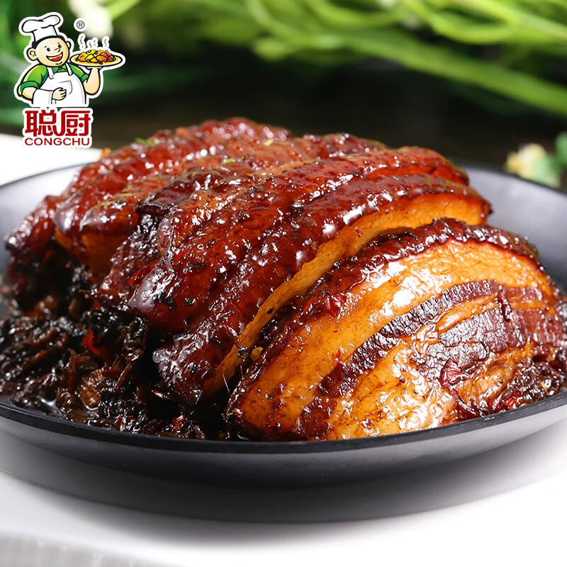 聪厨梅菜扣肉450g香辣味厚切猪肉五花肉年夜饭加热即食快手菜