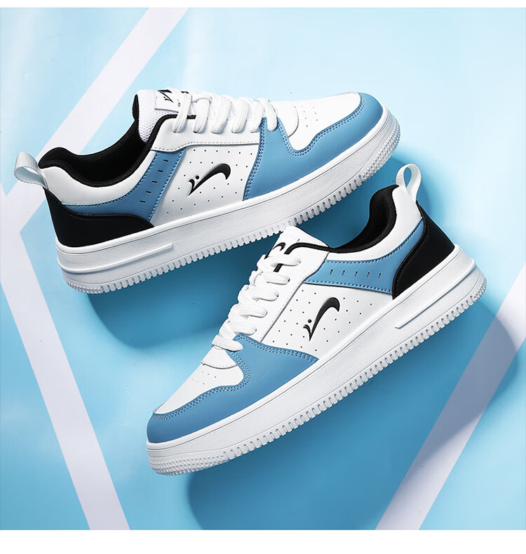 Guirenniao Women's Sneakers New Couple Casual Shoes Thick Sole Sports Shoes White/Black Size 38 18