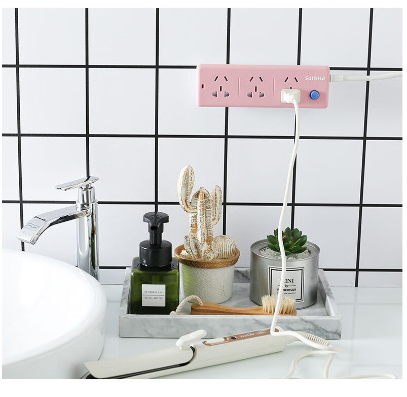 Dengbi Power Strip Organizer, Cable Management System, No Drilling Required, Wall-Mounted Storage Solution, Power Strip Holder for Plugs And Cables 12