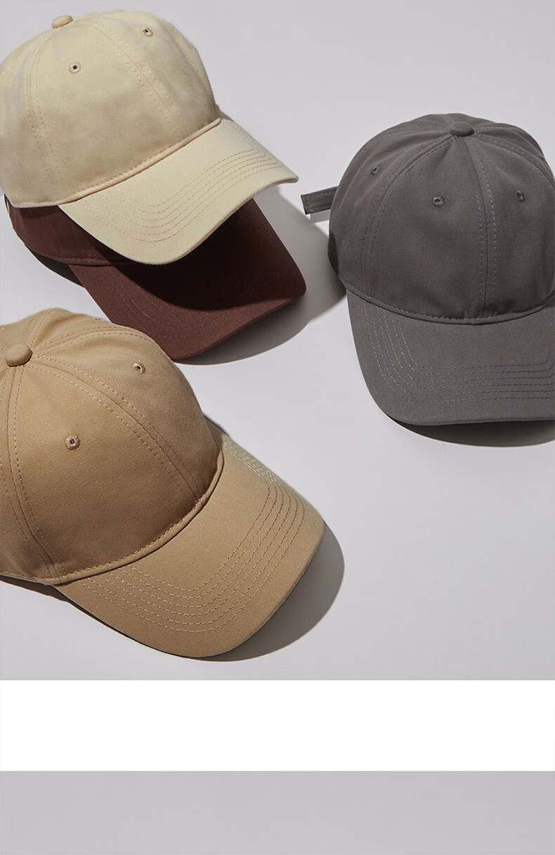 XUEXIMAN Solid Color Baseball Cap for Women, Deep Crown Sun Hat, Large Head Circumference, Face Slimming, Soft Top Duckbill Cap for Women 8