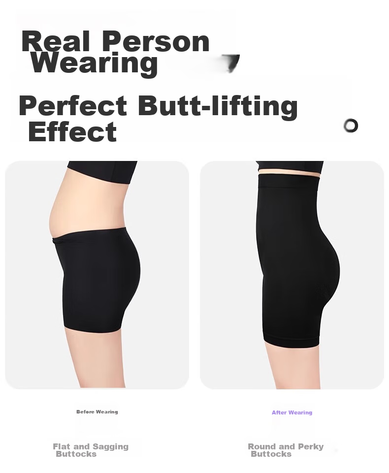 Curvilism [Victoria Song Style] Cloud Waist-Slimming Hip-Lifting Pants for Women Shaping Waist High-Waist Leggings Nude XL Size 17
