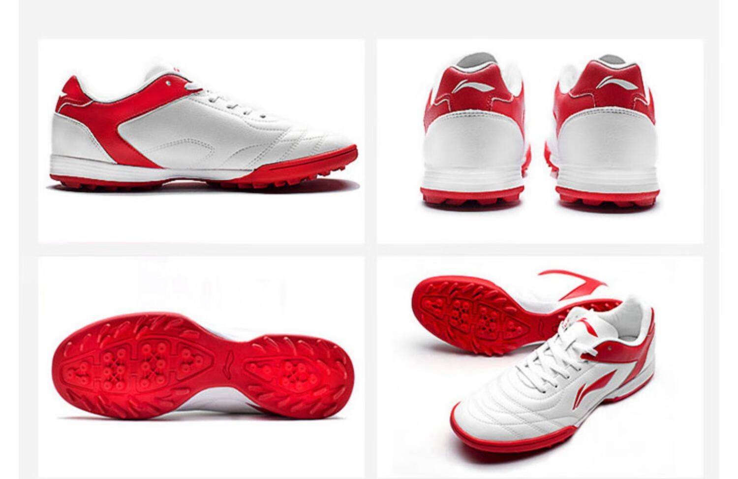 Li-Ning Soccer Shoes, TF Turf Cleats, for Men, Women, Adults, Children, Teenagers, Professional Training Shoes, Middle School Entrance Exam, Summer Breathable Cleats 23