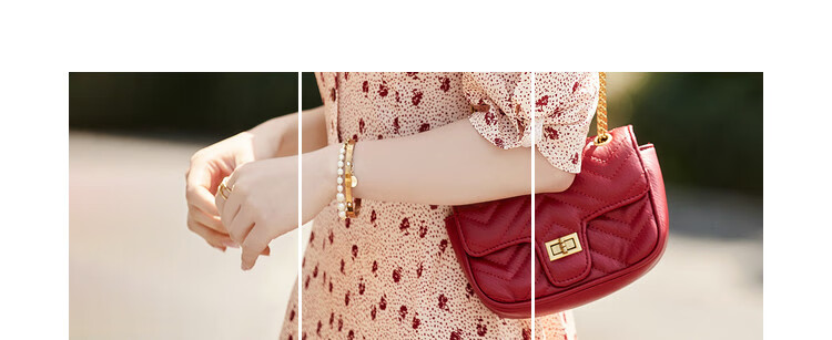Dme Chiffon Floral Print Summer Waist-Cinching A-Line Square Neck Puff Sleeve Floral Single Row Decorative Button Dress for Women, Summer, Goose Yellow, L 11