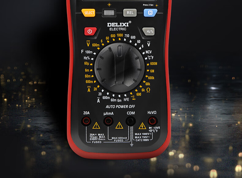 Delixi Electric High-Precision Digital Multimeter Multifunctional Digital Voltage Tester DEM11+ 4
