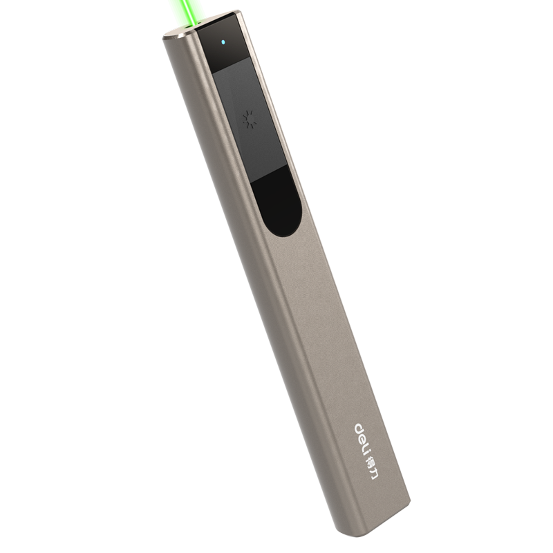 Deli Laser Pointer Green Light Sales Office Outdoor Meeting Laser Pointer High Brightness Long-Range Type Sand Tray Pointer Cat Teaser Laser Light Cat Wand Gadget Green Light 2811