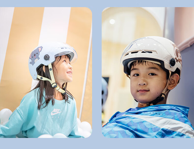 Xiaoan Children's Helmet, Electric Vehicle 3C Certified, Lightweight And Breathable, for Boys And Girls, Riding Half Helmet, Motorcycle And Electric Scooter Safety Helmet, Summer Helmet, SONGSHU 0811s 19