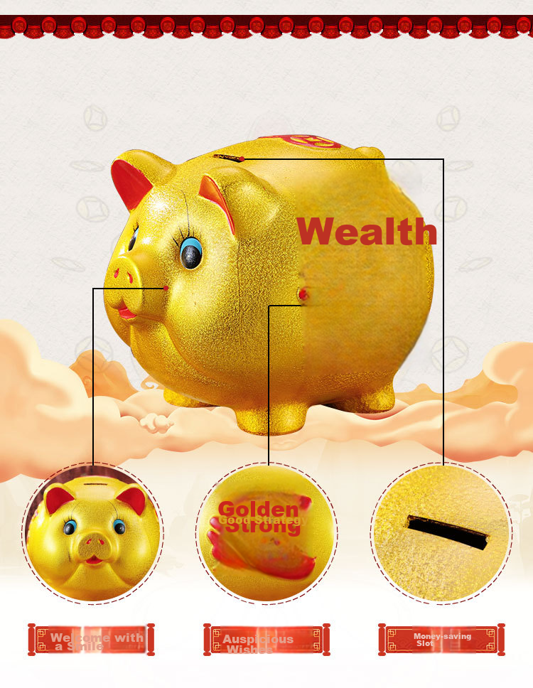 Youjia Quality Piggy Bank Save and Withdraw Children's Birthday Gift Little Pink Pig for Girls Children's Day Gift 2